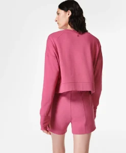 Sweaty Betty After Class Crop Sweatshirt- Sweatshirts + Hoodies