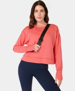 Sweaty Betty After Class Crop Sweatshirt- Sweatshirts + Hoodies|