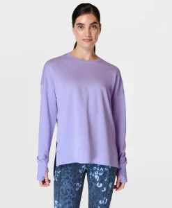 Sweaty Betty After Class Longline Sweatshirt- Sweatshirts + Hoodies