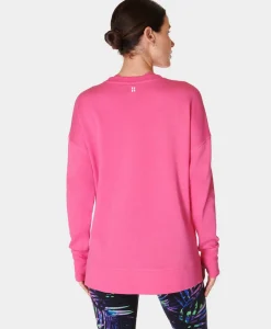 Sweaty Betty After Class Longline Sweatshirt- Sweatshirts + Hoodies|