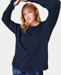 Sweaty Betty After Class Longline Sweatshirt- Sweatshirts + Hoodies