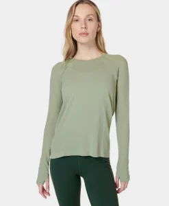 Sweaty Betty Athlete Seamless Featherweight Long Sleeve Tee- Long Sleeve Tops