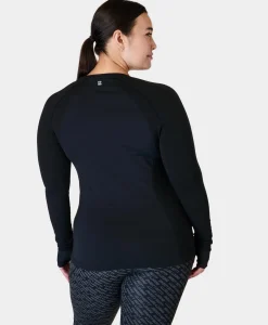 Sweaty Betty Athlete Seamless Workout Long Sleeve Top- Long Sleeve Tops