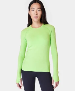 Sweaty Betty Athlete Seamless Workout Long Sleeve Top- Long Sleeve Tops