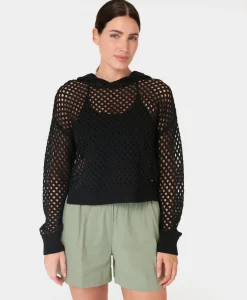 Sweaty Betty Beachside Crochet Hoody- Sweaters|