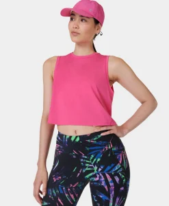 Sweaty Betty Breathe Easy Crop Muscle Tank- Tank Tops|