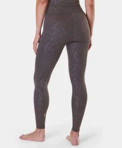 Sweaty Betty Everyday Wrap Waist Leggings Emboss- Full Length
