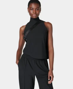 Sweaty Betty Explorer High Neck Sleeveless Top- Tank Tops