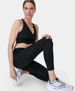 Sweaty Betty Power 7/8 Embossed Workout Leggings- Pocketed|7/8 Length