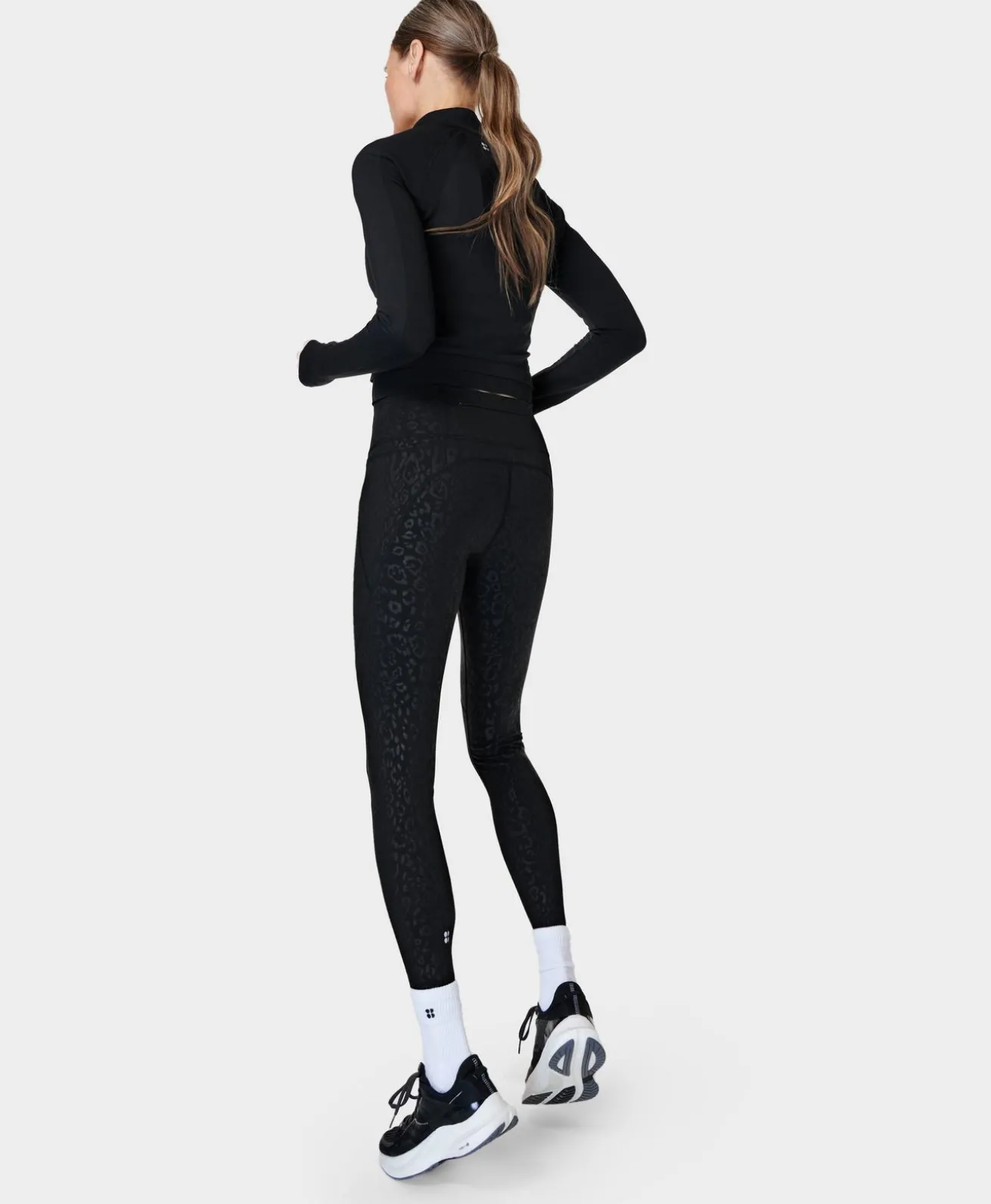 Sweaty Betty Power Embossed Workout Leggings- Pocketed|Full Length