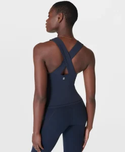 Sweaty Betty Power Illusion Workout Bra Tank- Tank Tops