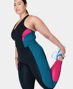 Sweaty Betty Power UltraSculpt High-Waisted Colour Block Workout Leggings- Pocketed|High-Waisted