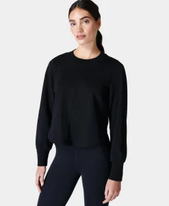 Sweaty Betty Refine Ruched Pullover- Sweatshirts + Hoodies