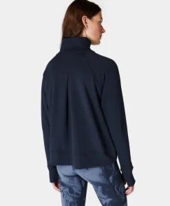 Sweaty Betty Revive Rib Half Zip Pullover- Sweatshirts + Hoodies