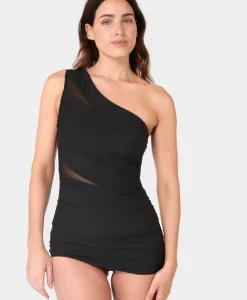 Sweaty Betty Santorini Xtra Life Asymmetric Sculpting Swimsuit- Swimwear