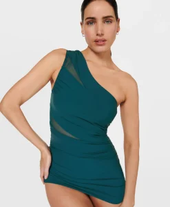 Sweaty Betty Santorini Xtra Life Asymmetric Sculpting Swimsuit- Swimwear
