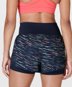 Sweaty Betty Stride Run Short Print- Shorts + Skirts