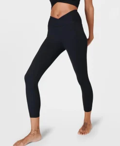 Sweaty Betty Super Soft Ultra-Lite 7/8 Wrap Yoga Leggings- Yoga Pants|Pocketed